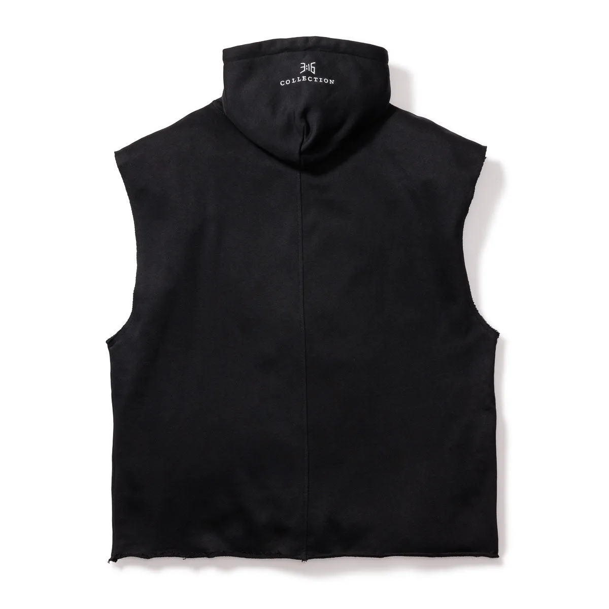 3:16 Sleeveless Hoodie - Black