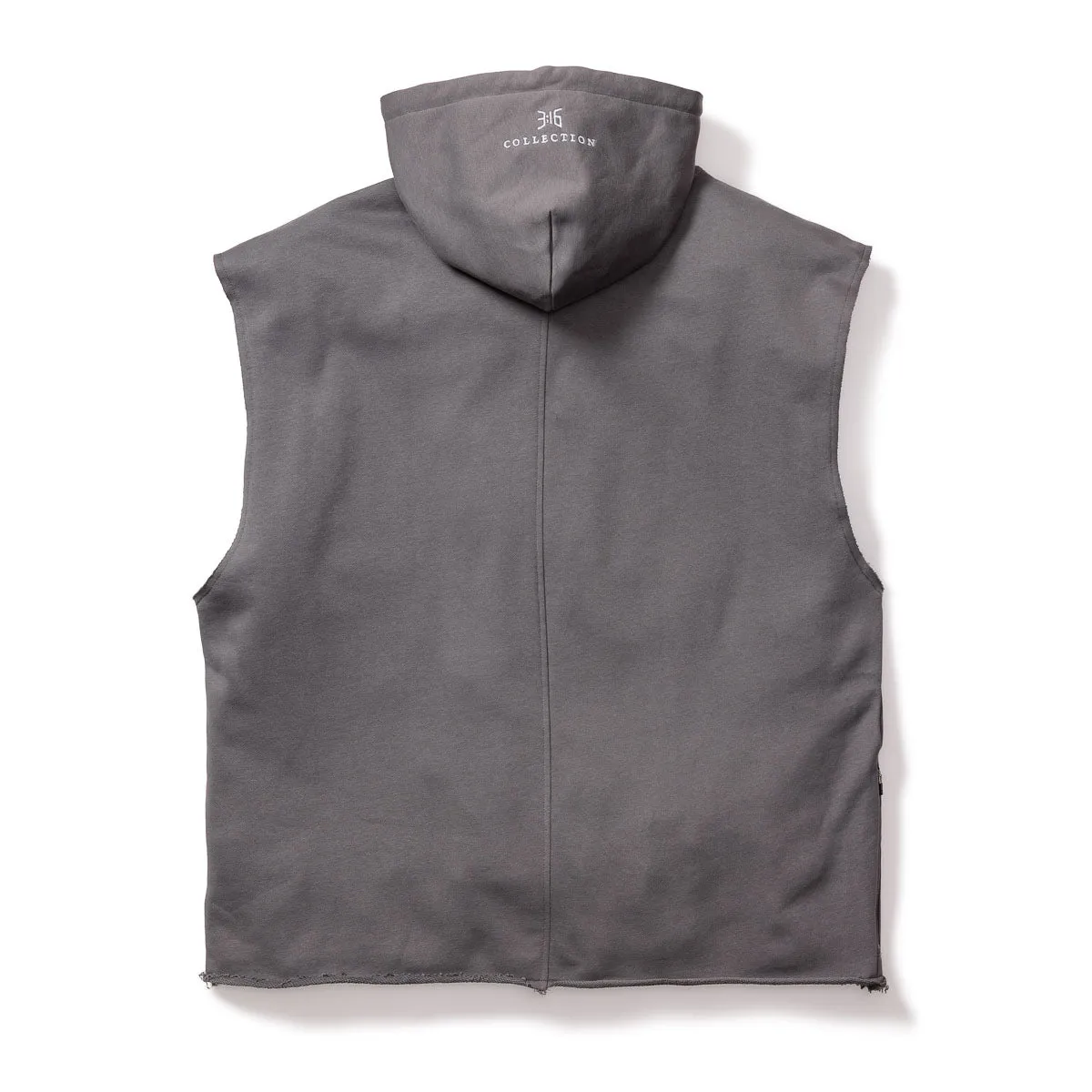 3:16 Sleeveless Hoodie - Gray