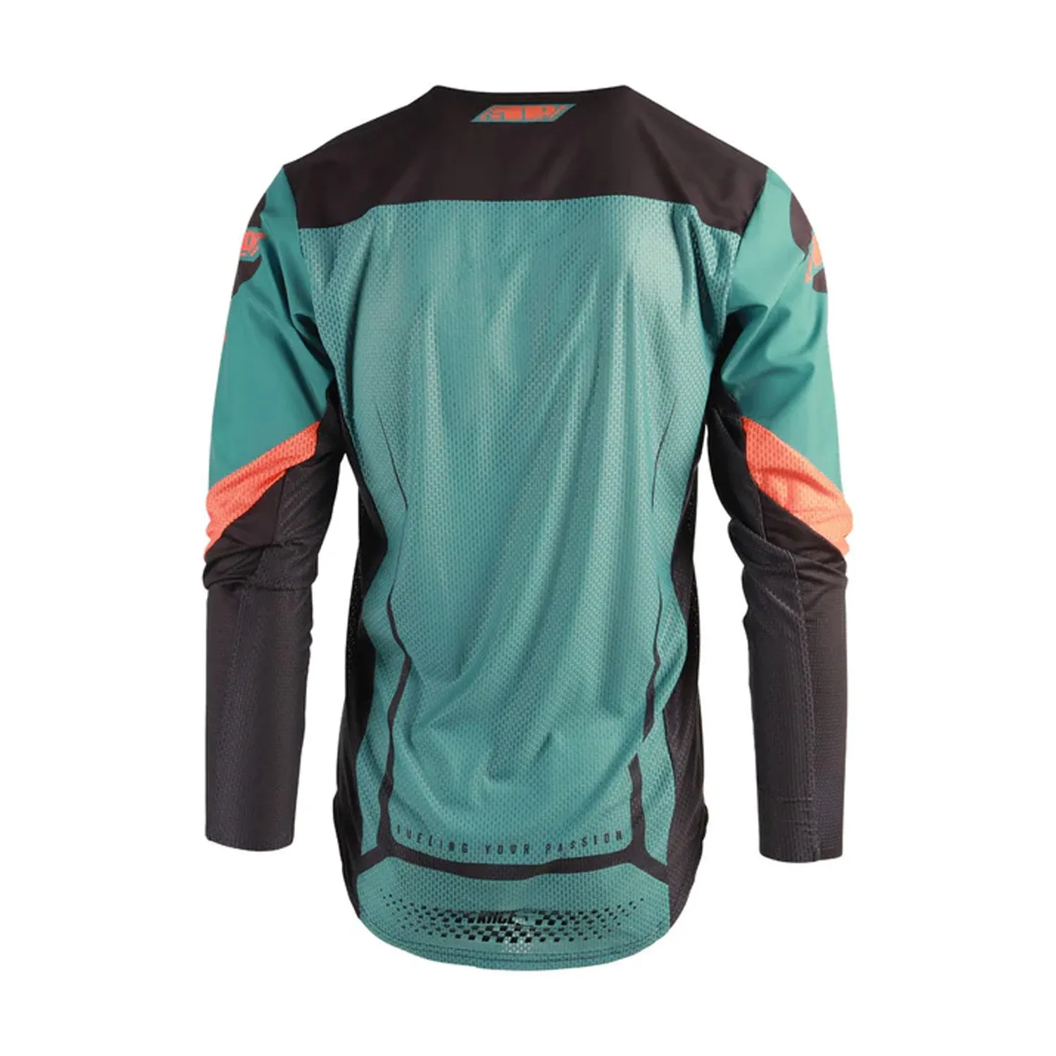 509  Race 5 Jersey Long Sleeve Drop Tail Perforated Lightweight Sci-Fi Green