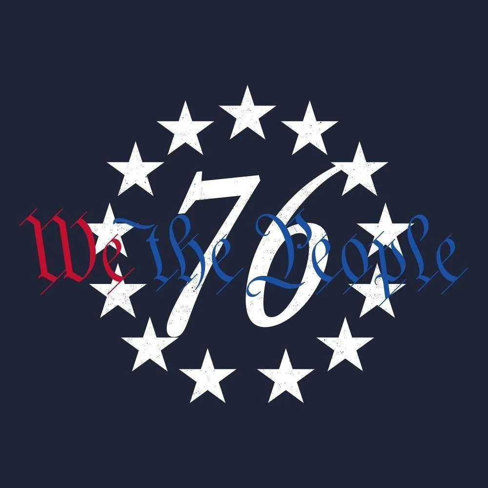 76 We The People Hoodie - Navy