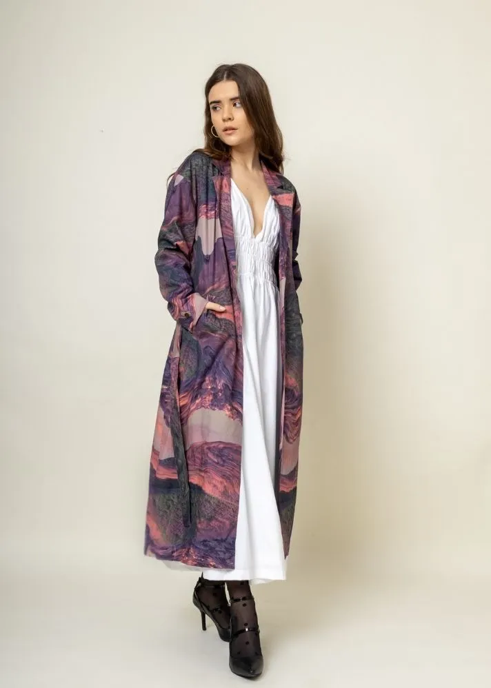 Amelia Printed Trench