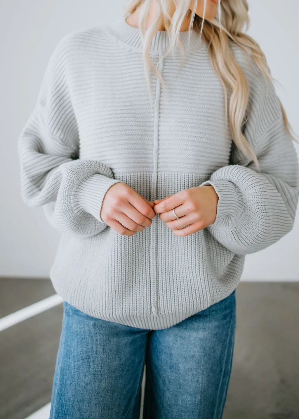 Atlas Ribbed Knit Sweater