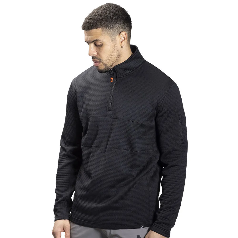 BAUER FLC PERFORMANCE ADULT BLACK 1/2 ZIP