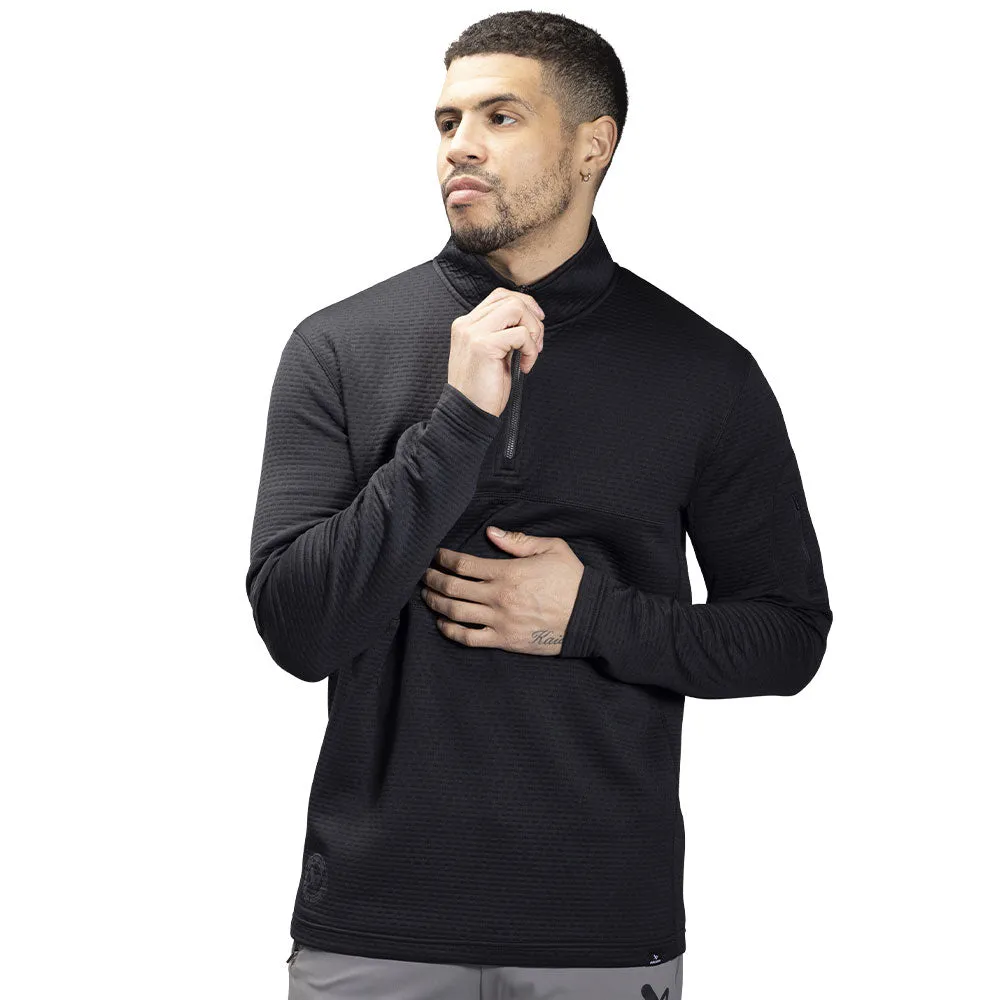 BAUER FLC PERFORMANCE ADULT BLACK 1/2 ZIP