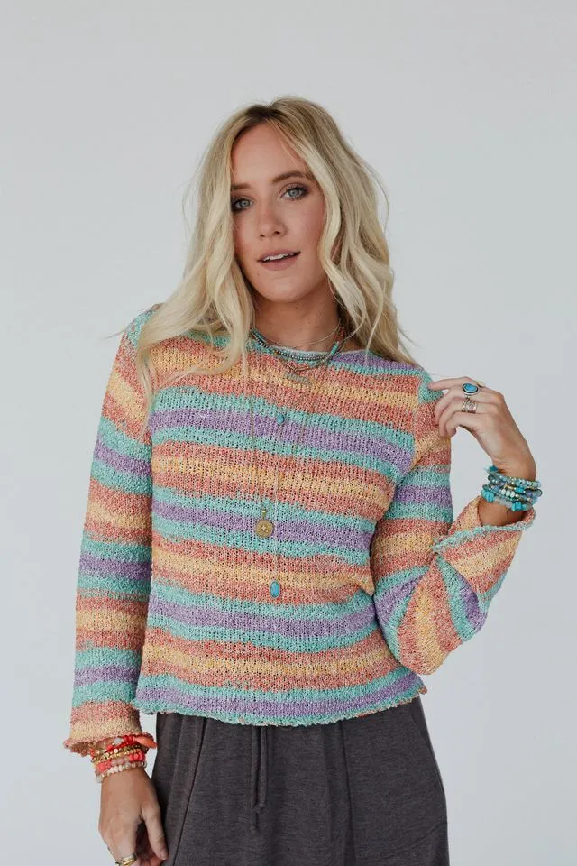 Bell Bliss Striped Top - Multi