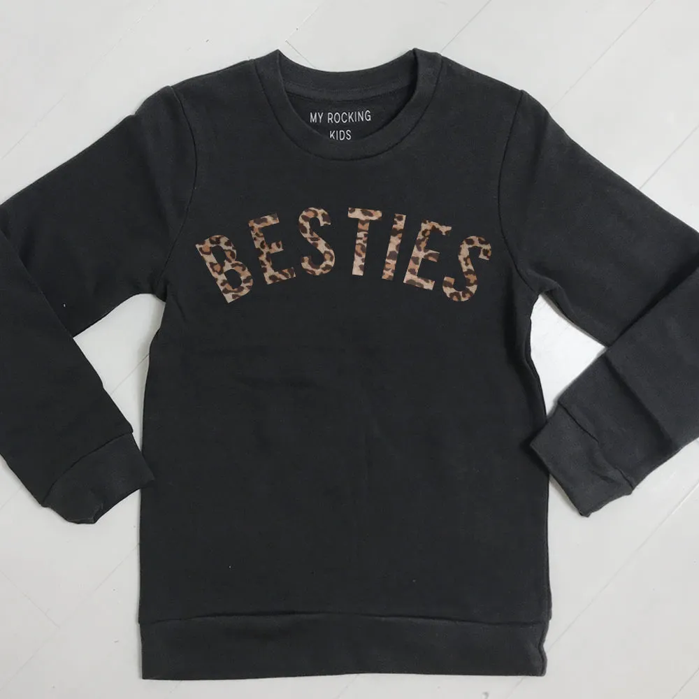 Besties Leopard Matching Sweatshirts (MRK X)