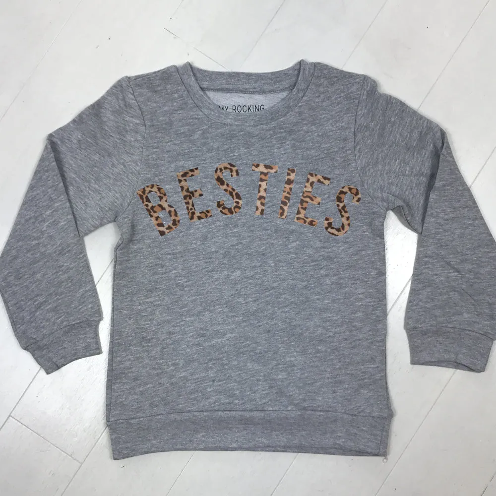 Besties Leopard Matching Sweatshirts (MRK X)