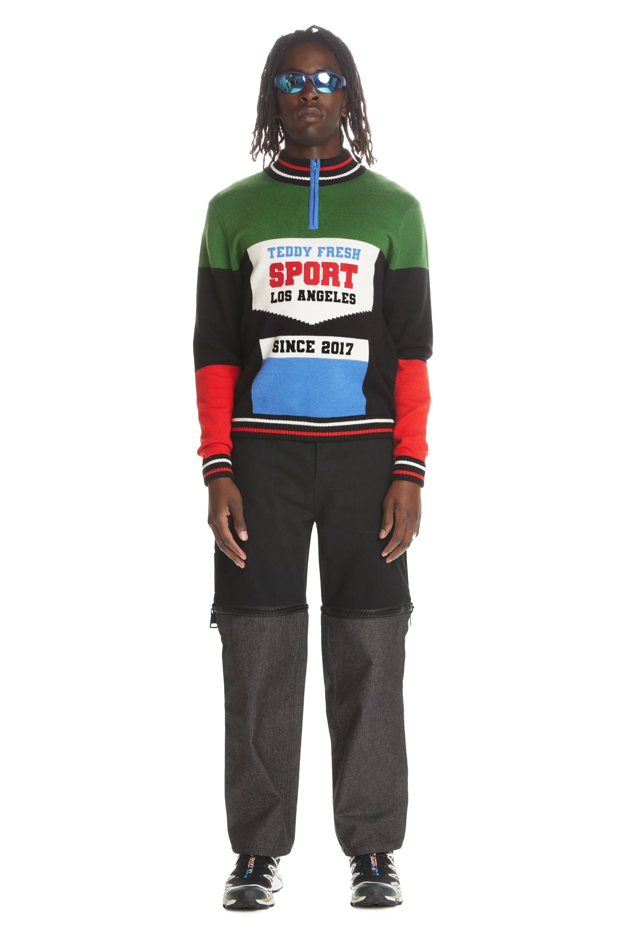 Bike Jersey Zip Sweater