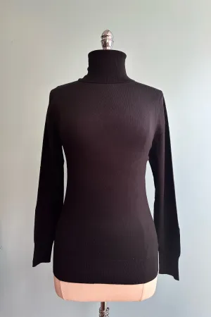 Black Long Sleeve Turtleneck Sweater