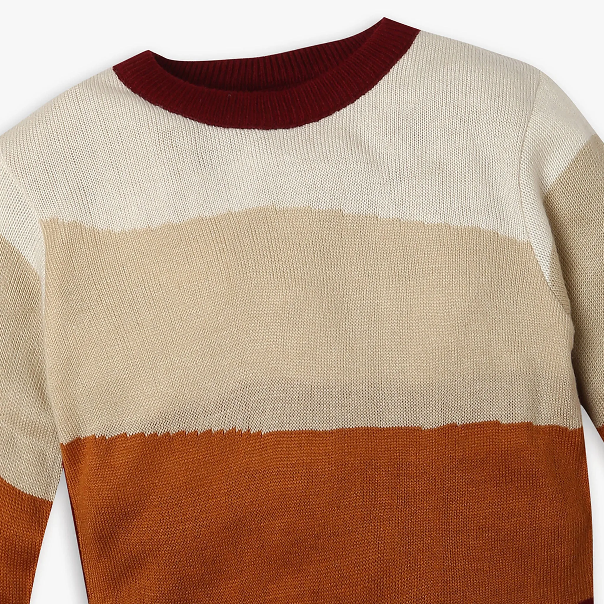 Boys Regular Fit Solid Sweater