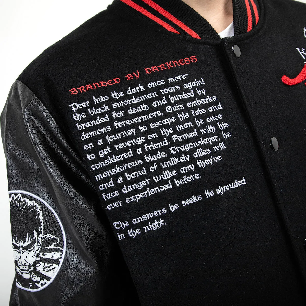 Brand Of Sacrifice Black Varsity Jacket