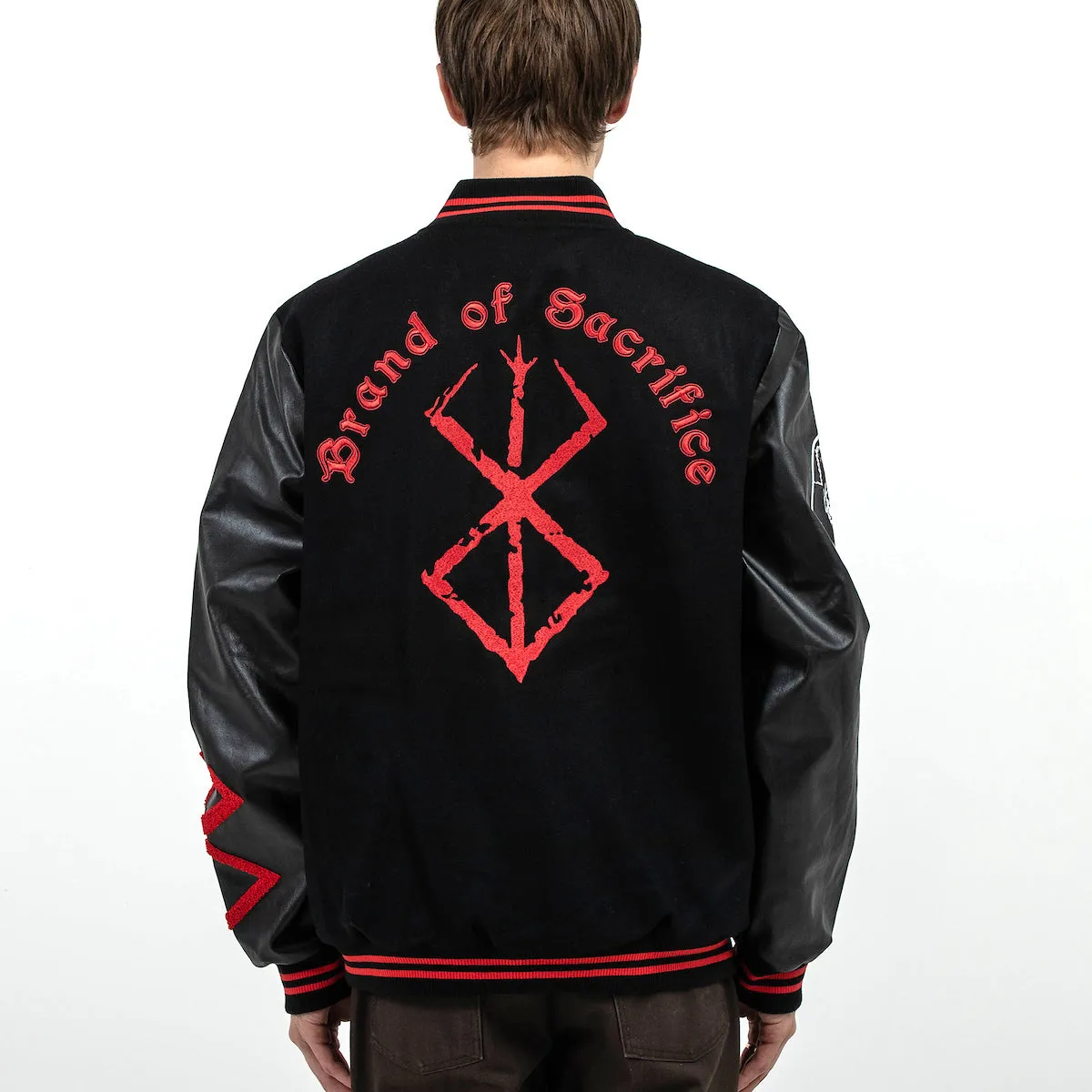 Brand Of Sacrifice Black Varsity Jacket