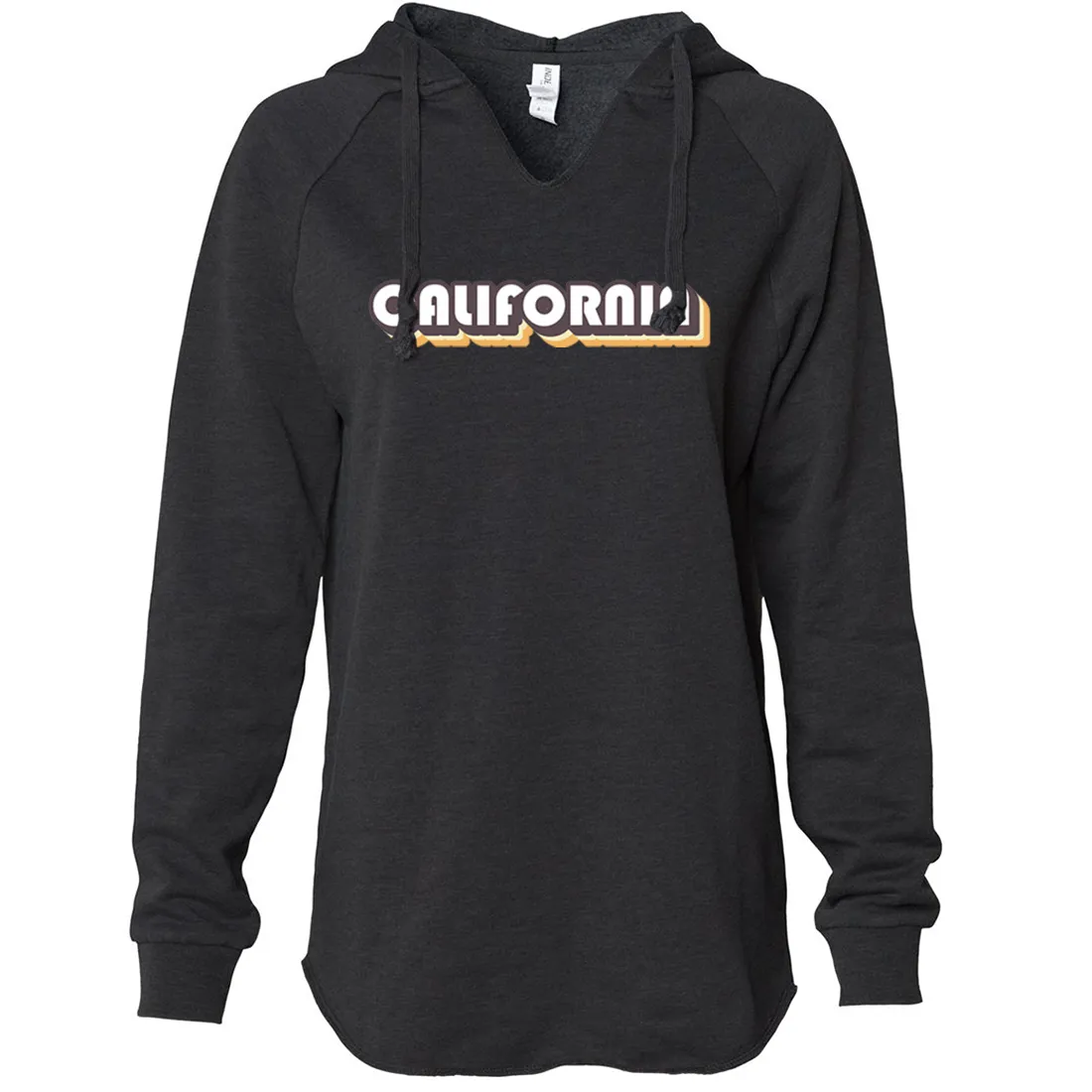 California 70's Skater Logo Women's Soft Hooded Pullover