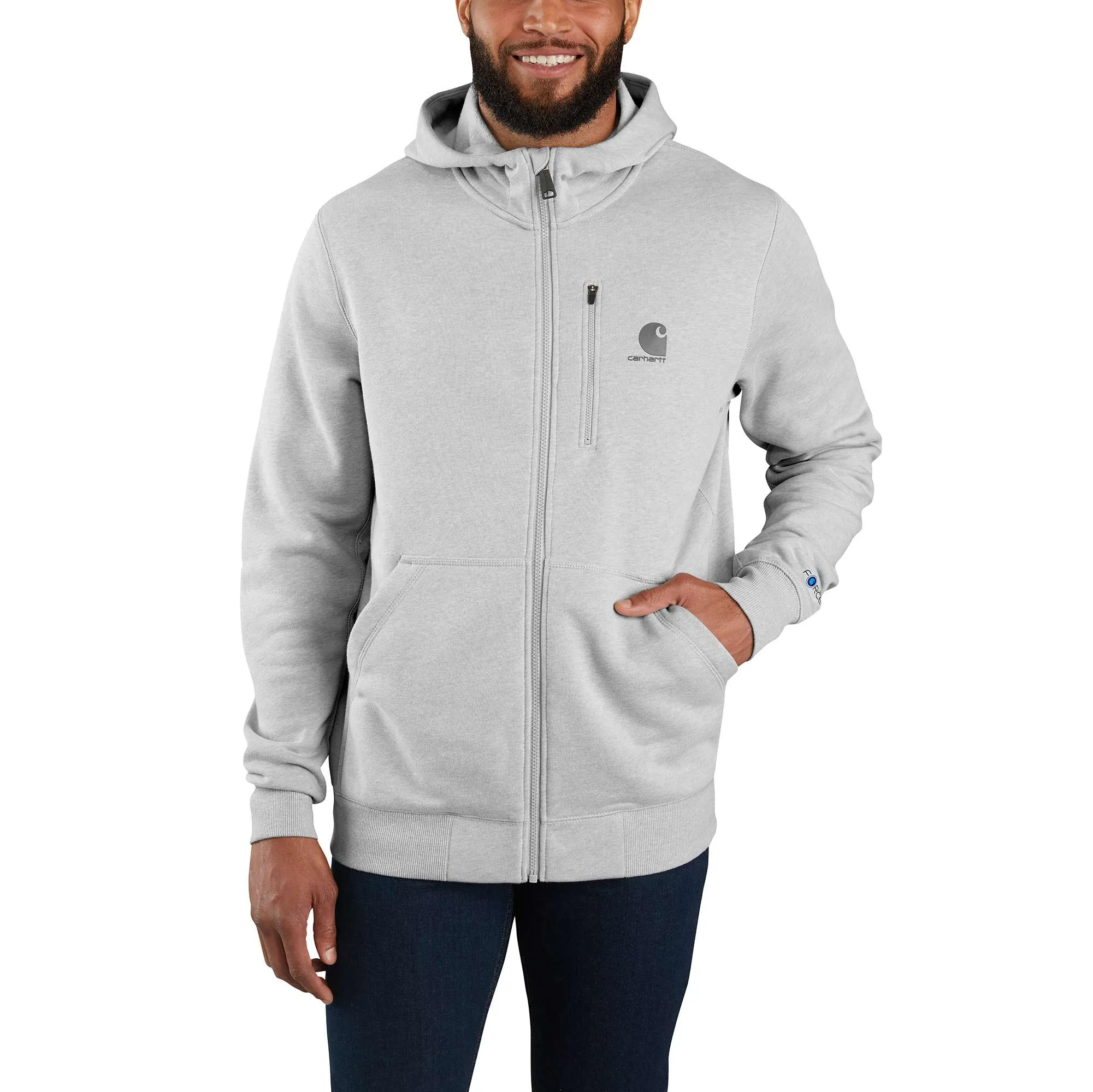 Carhartt Force® Delmont Graphic Full-Zip Hooded Sweatshirt