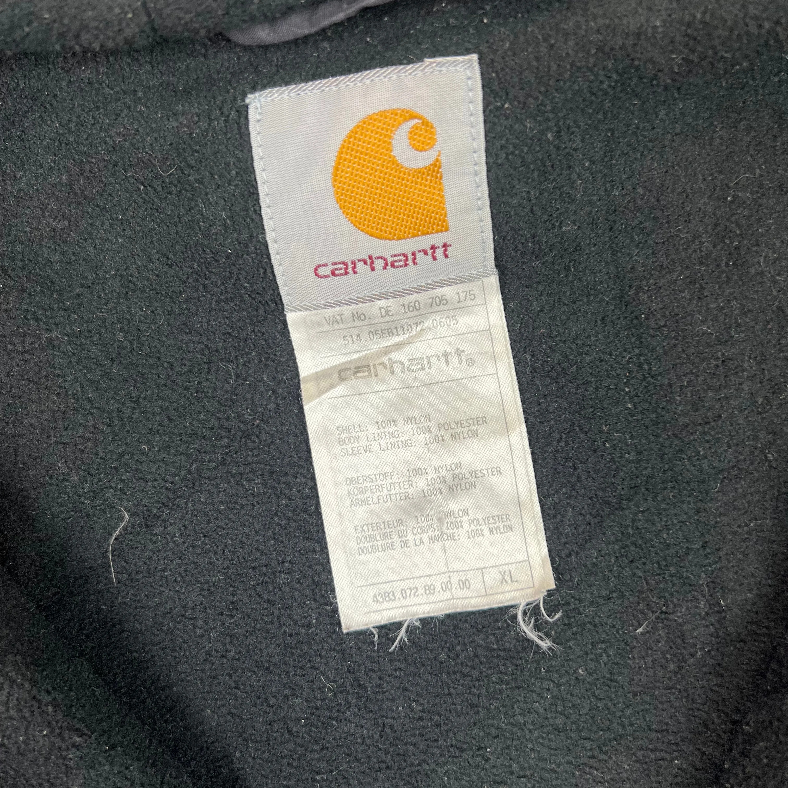 Carhartt Nimbus Pullover Hooded Jacket Black