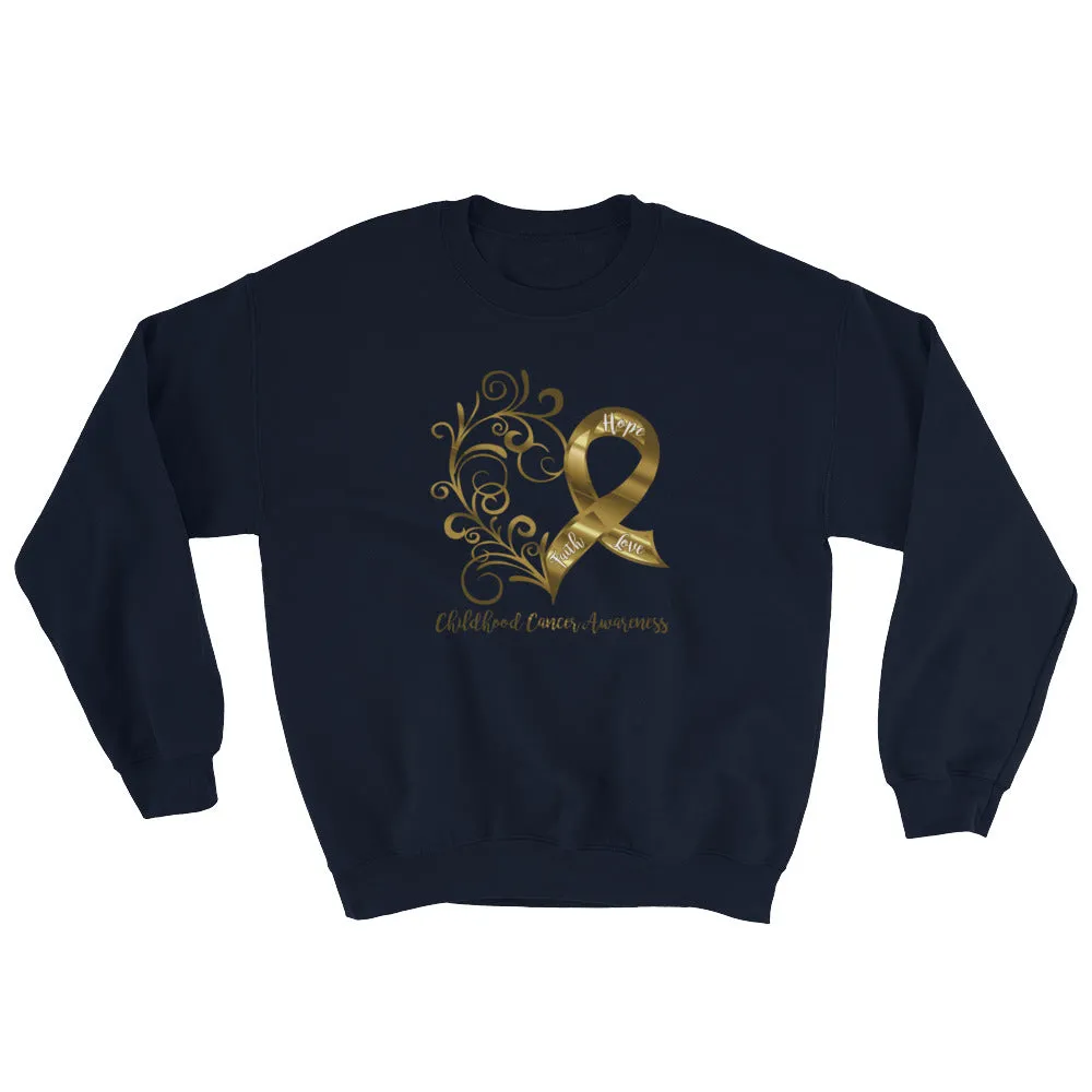 Childhood Cancer Awareness Adult Sweatshirt