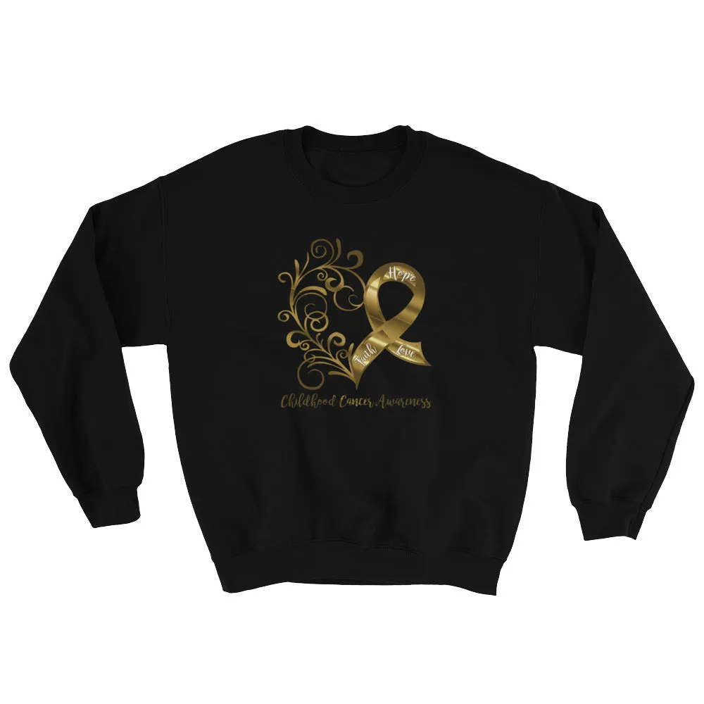 Childhood Cancer Awareness Adult Sweatshirt