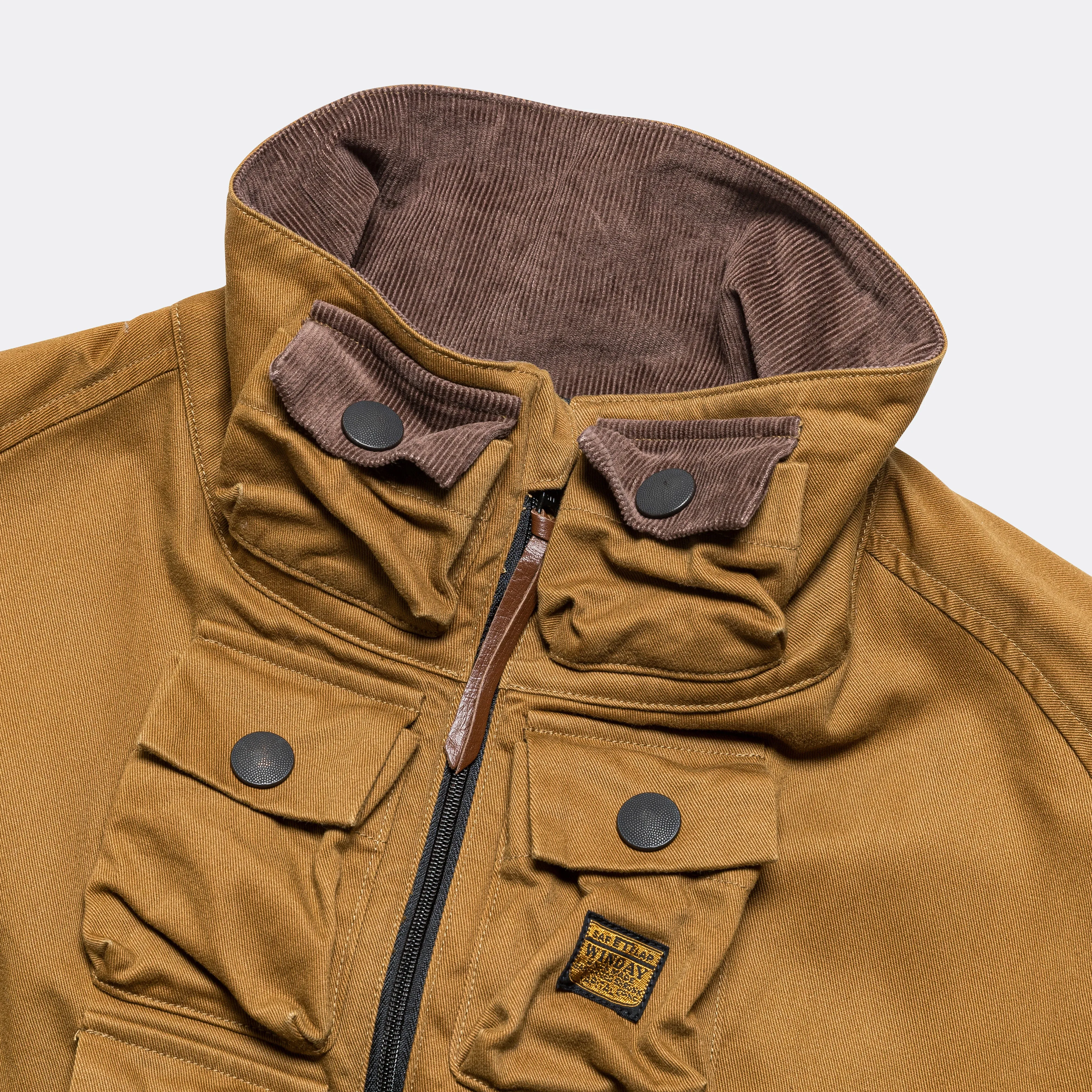 Chino NICKLE 6 Anorak(WORKING Embroidery) - Camel/Navy