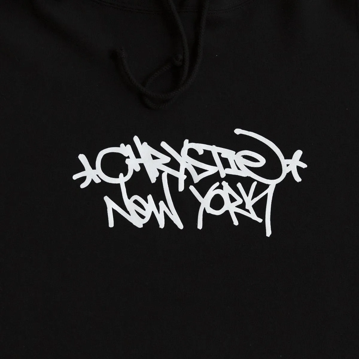 Chrystie Tag Logo Hoodie | Black