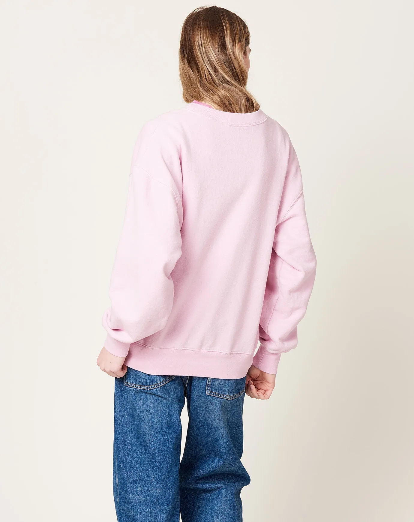 Deb Sweatshirt in Pink Chalk