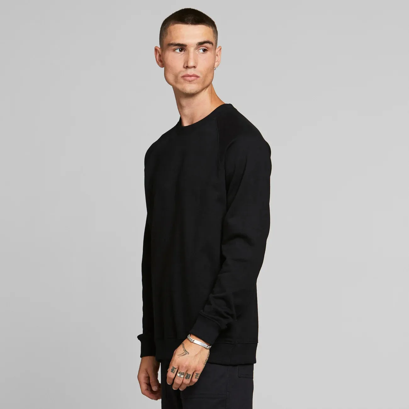 DEDICATED Malmoe Base sweatshirt black men