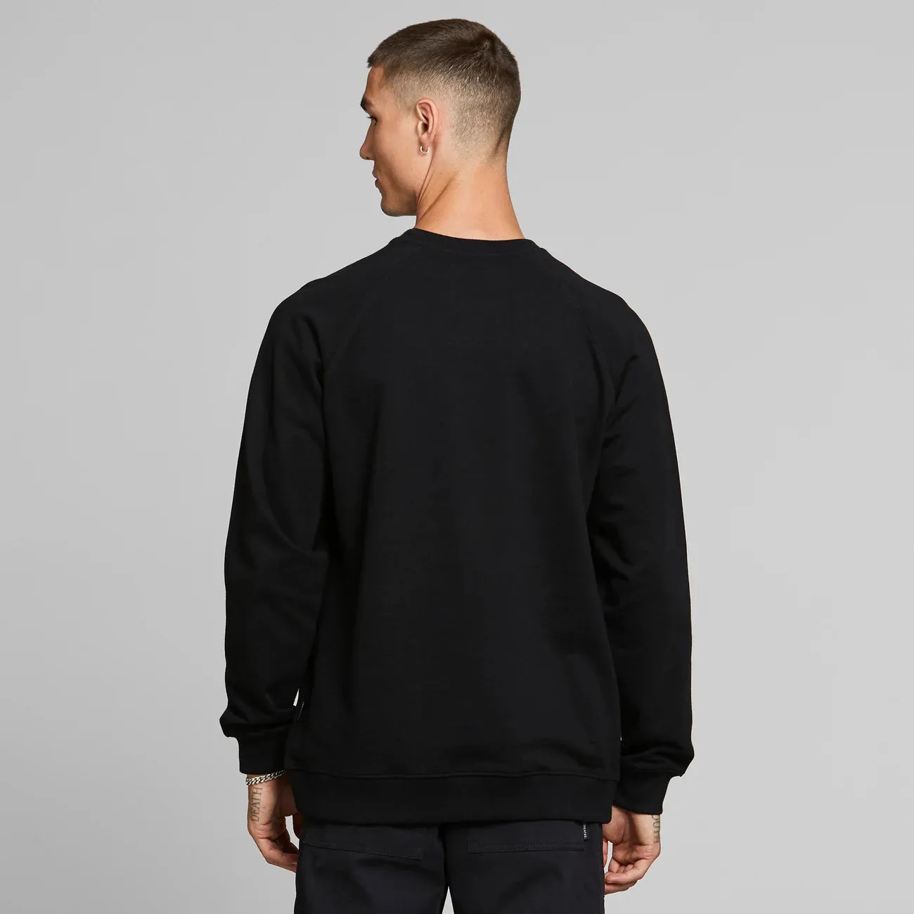 DEDICATED Malmoe Base sweatshirt black men