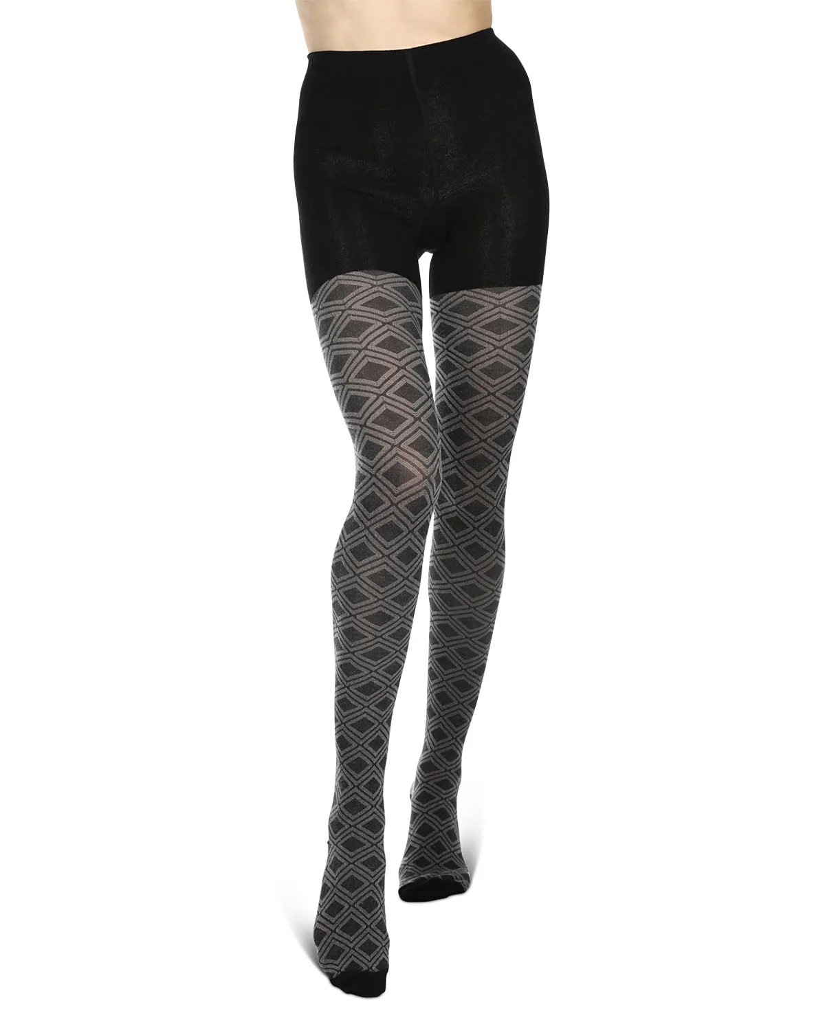 Diamond Daze Cotton Blend Sweater Tights