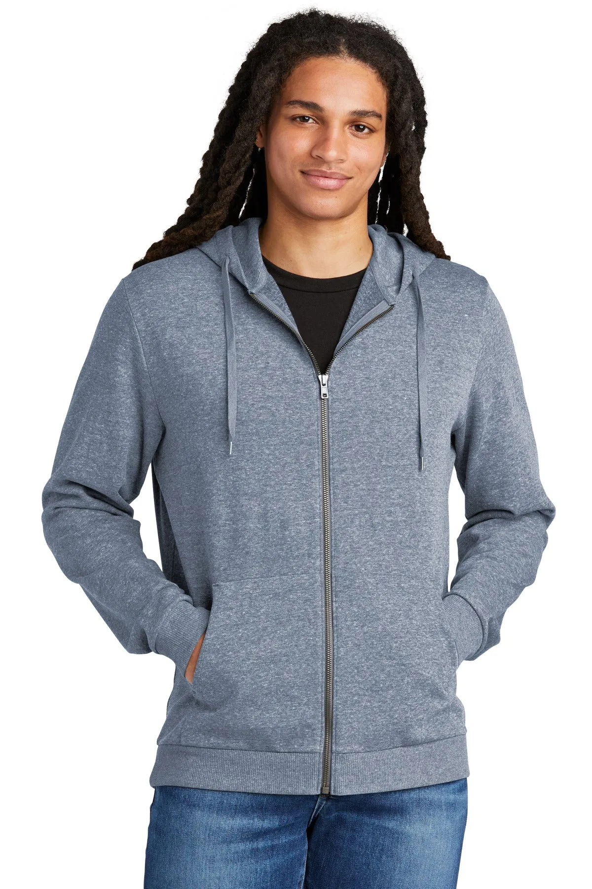 District Perfect Tri Fleece Full-Zip Hoodie DT1302