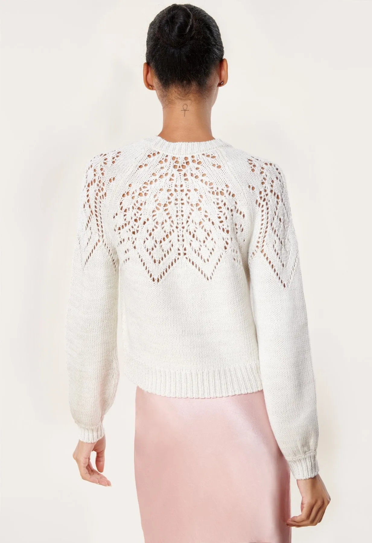 Faire Isle Pointelle Sweater