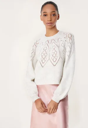 Faire Isle Pointelle Sweater