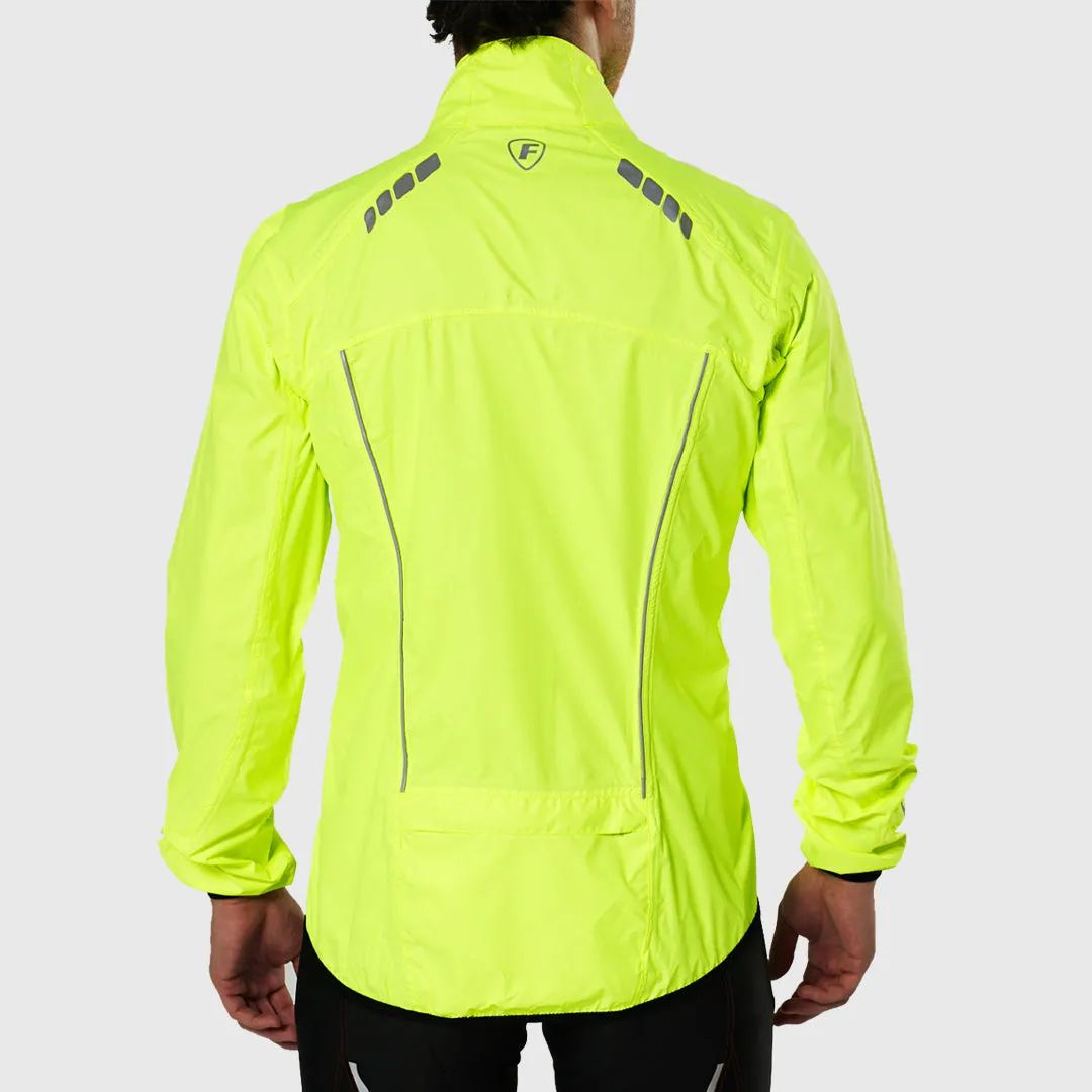 Fdx J20 Yellow Windproof & Waterproof Men's & Boy's Cycling Jacket