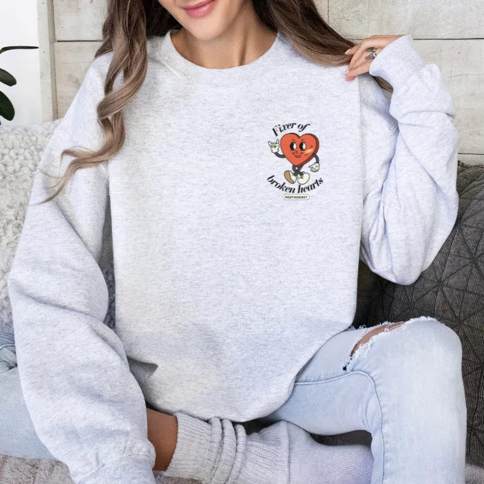 FIXER OF BROKEN HEARTS RETRO SWEATSHIRT