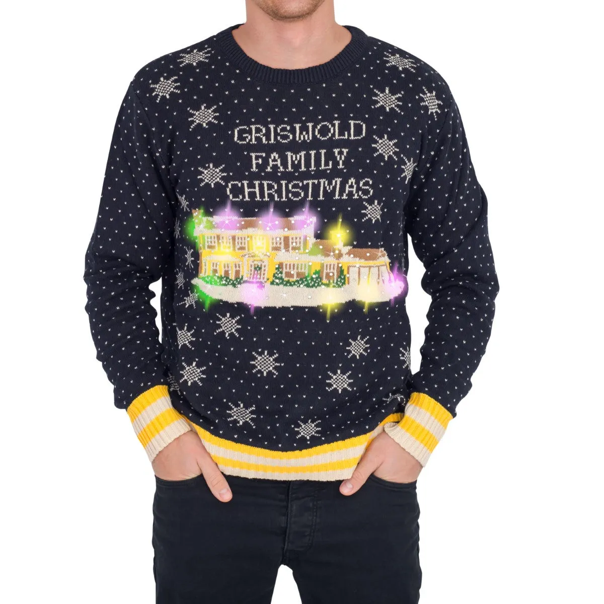 Griswold Family Christmas Ugly Christmas Sweater - LED Lights