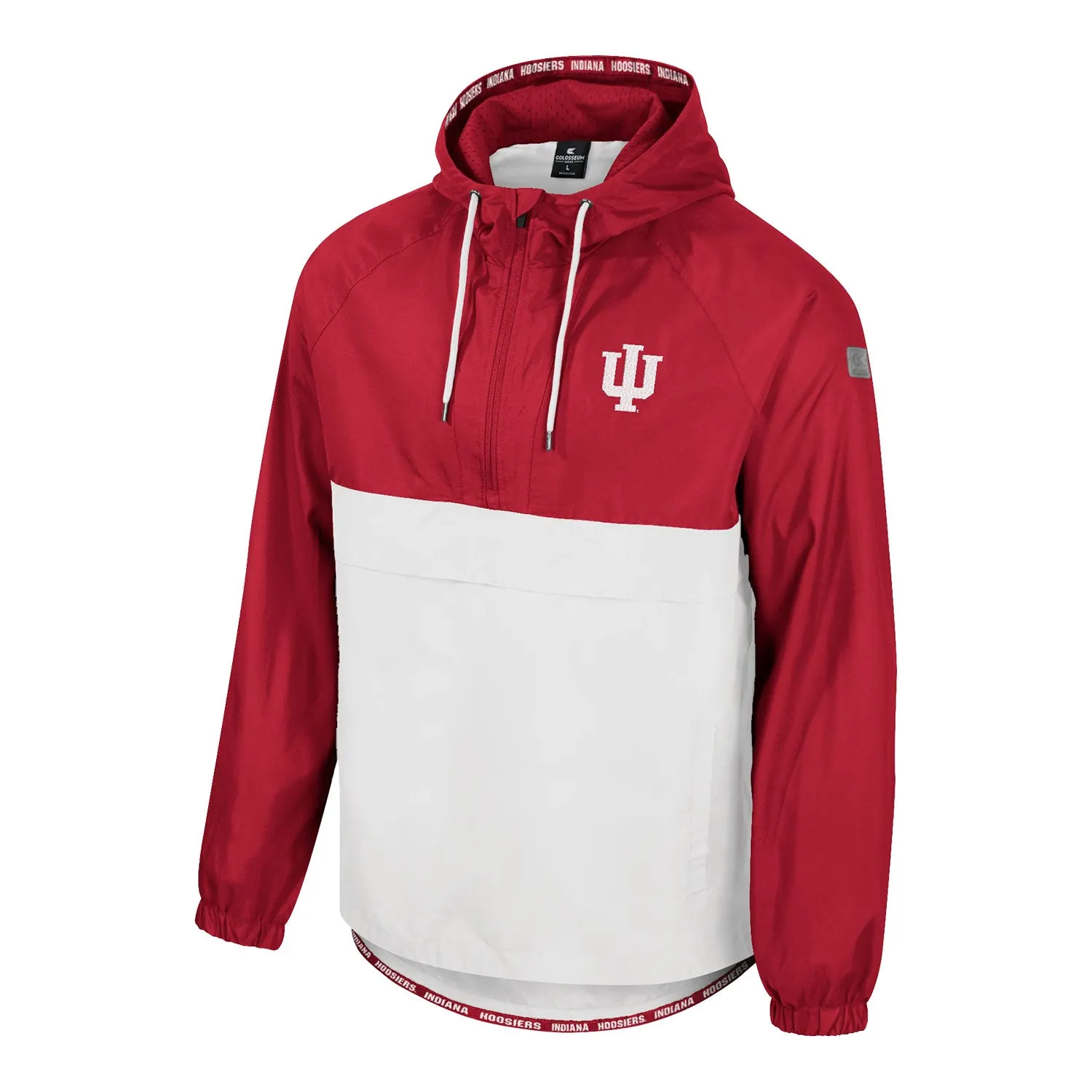 Indiana Hoosiers Anorak 1/2 Zip Crimson Jacket