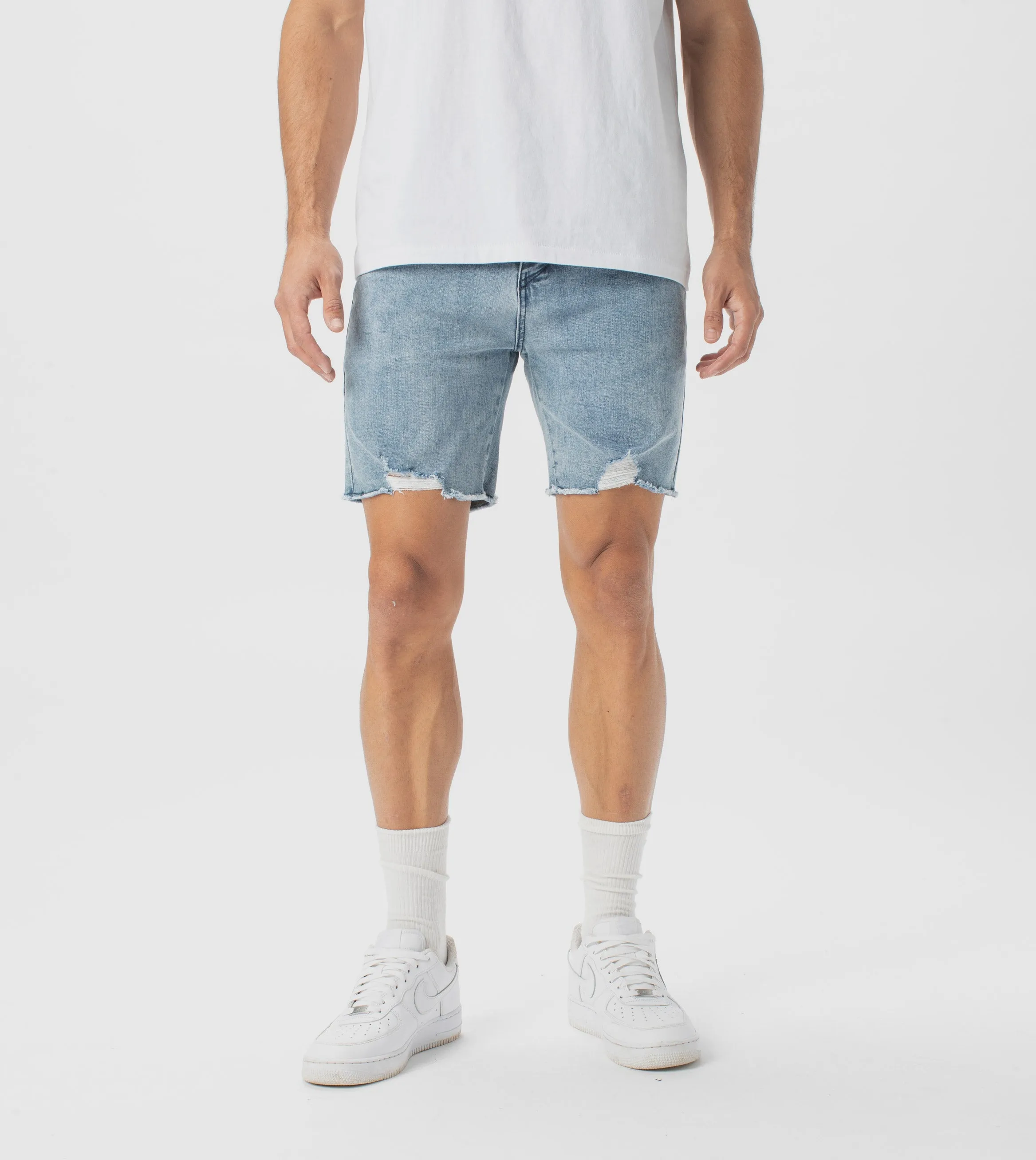 Joe Blow Denim Short Mineral Blue