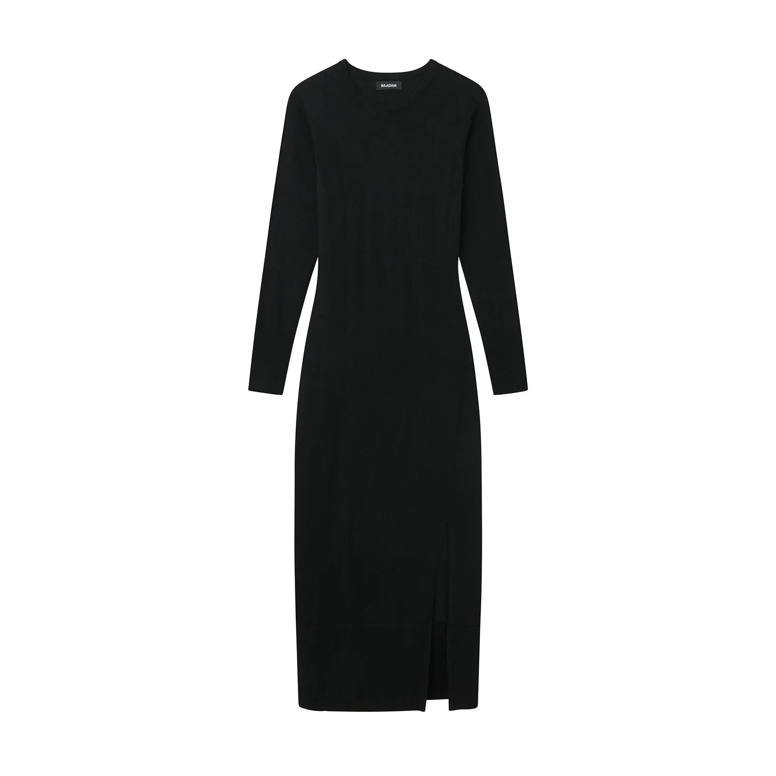 Lightweight Long Sleeve Dress with Slit