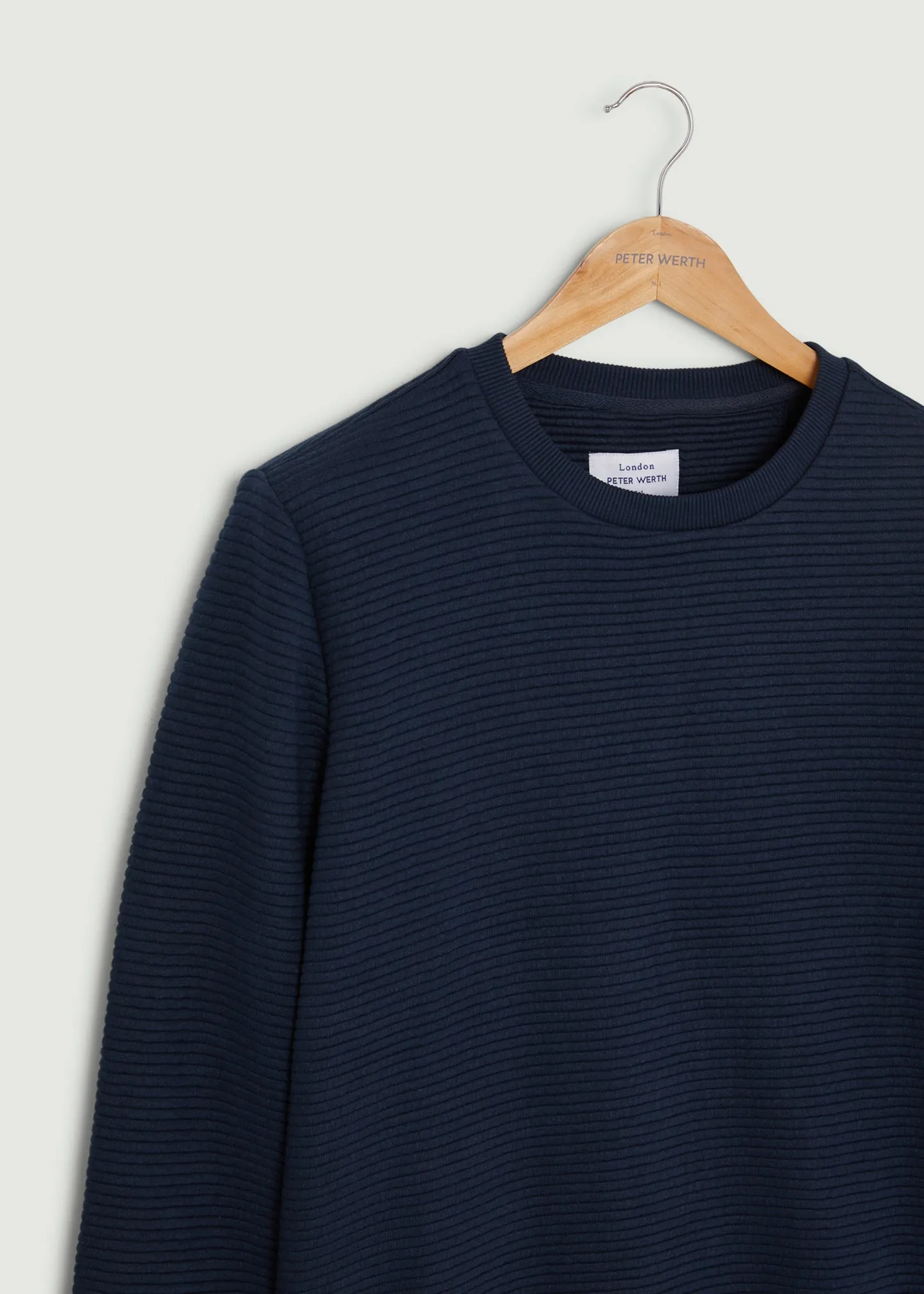 Loadstar Texture Crew Sweat - Dark Navy