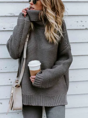 Loose Turtleneck Warm Sweater