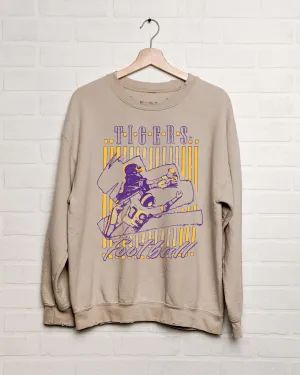 LSU Tigers Beach Shade Sand Thrifted Sweatshirt