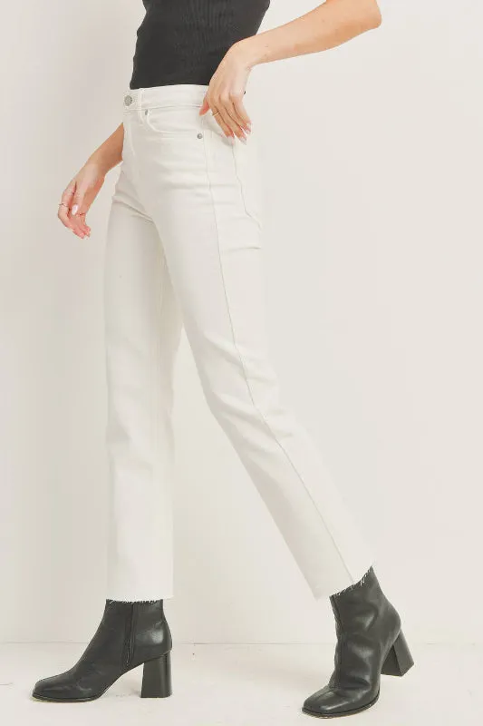 luna classic straight jean - cream