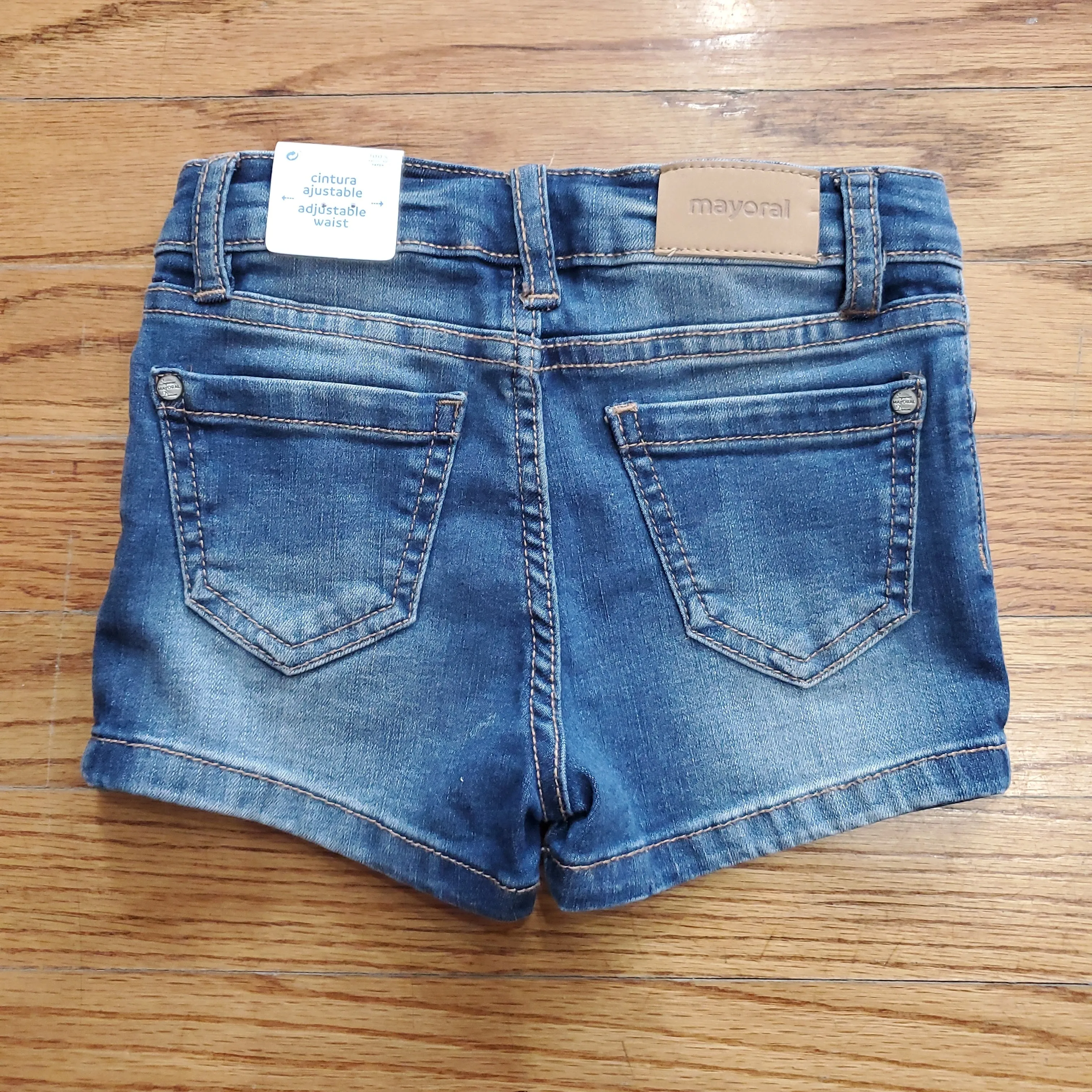 Mayoral Girls Denim Jean Shorts