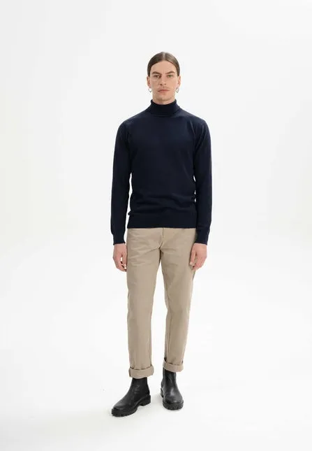 MELAWEAR Kanja turtleneck navy men