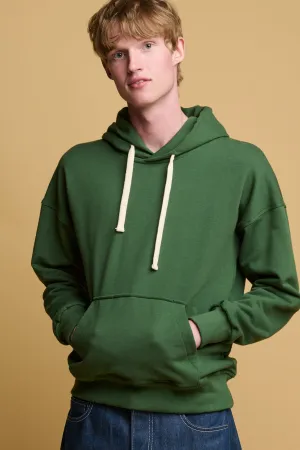 Men's Hooded Sweatshirt - Bottle Green