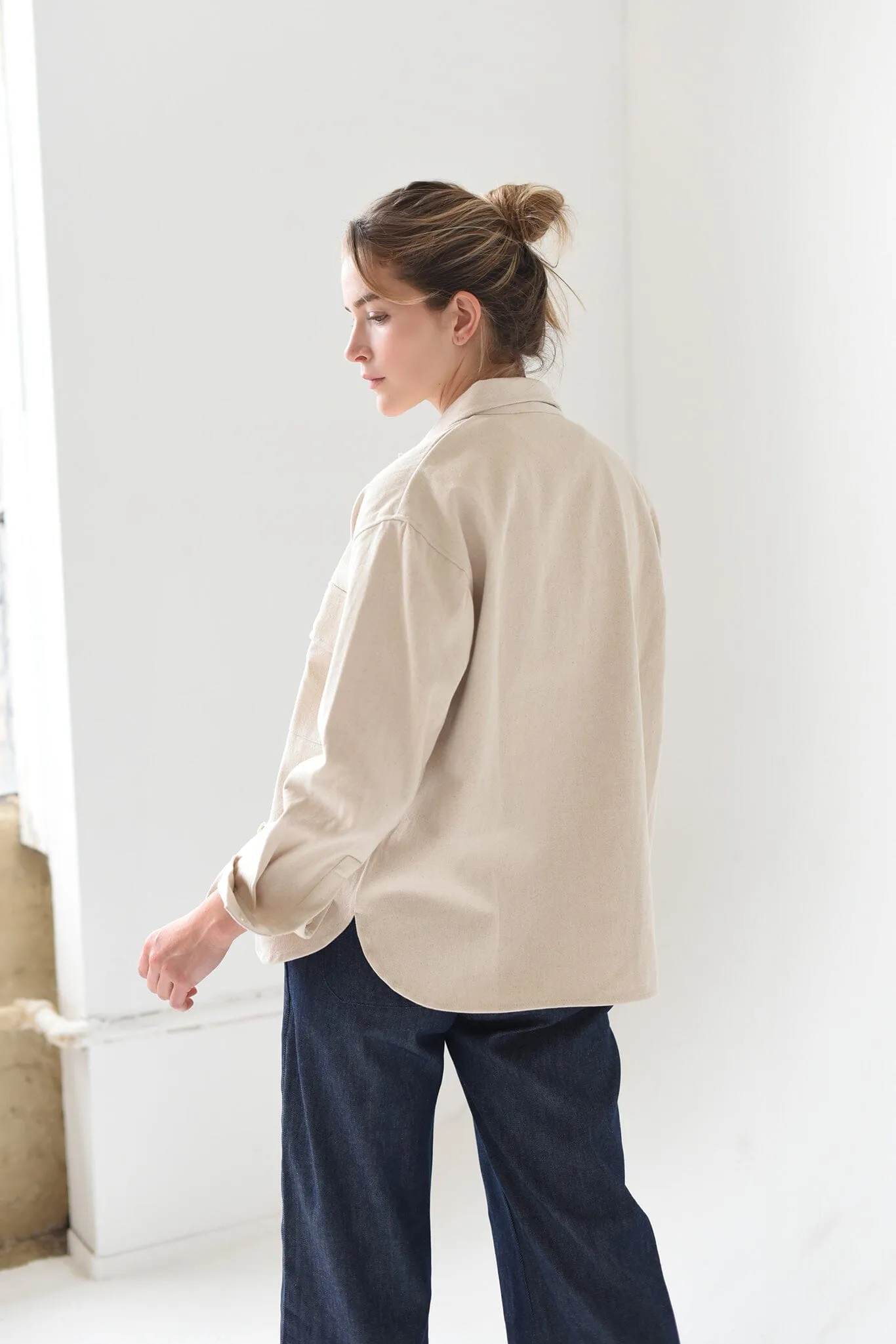 M.PATMOS Julie Shirt Jacket - Natural