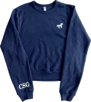 Navy Unicorn Crewneck