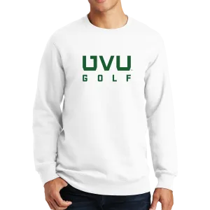 Port & Company Fan Favorite Fleece Crewneck Sweatshirt - UVU Golf