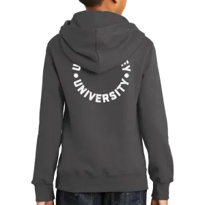 Port & Company Youth Fan Favorite Fleece Pullover Hooded Sweatshirt- UVU Distressed