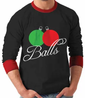 "Balls" Ugly Christmas Sweater