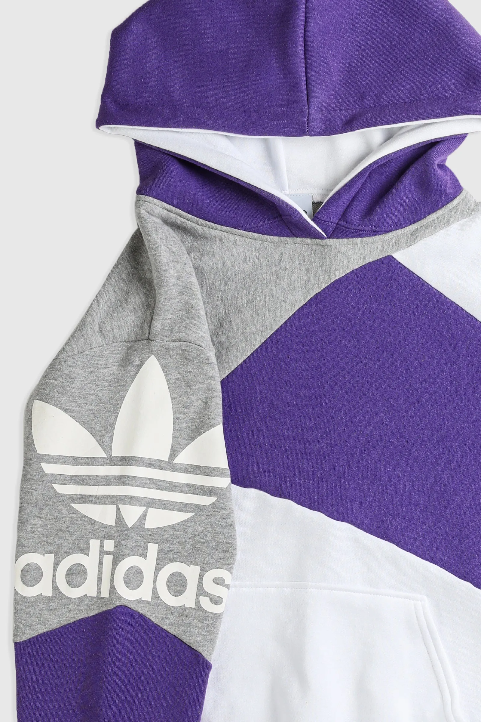 Rework Adidas Patchwork Sweatshirt - M