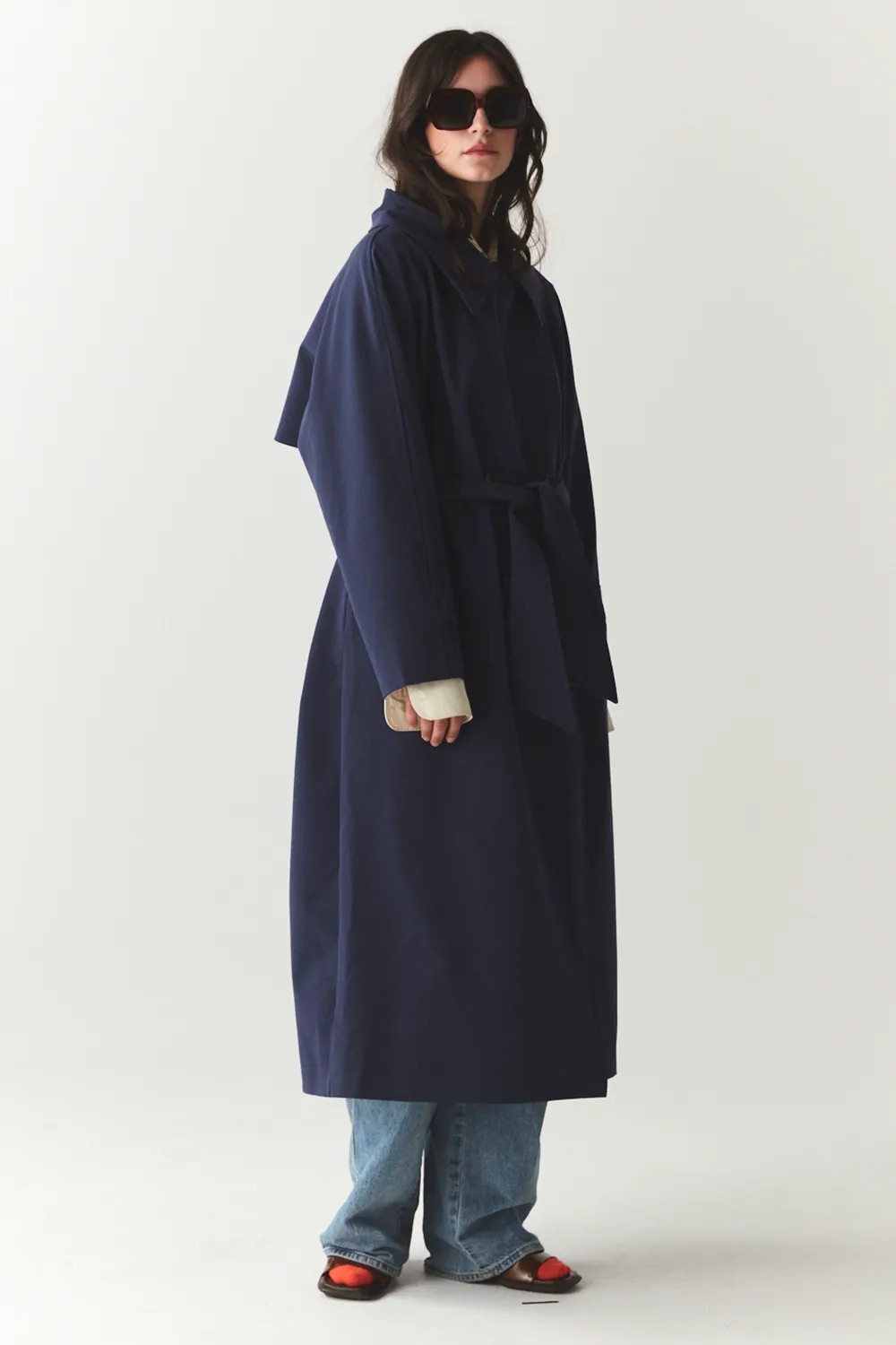 ROOMY TRENCH SS'24 NAVY